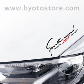 Peugeot 207 Sports Mind Oto Sticker