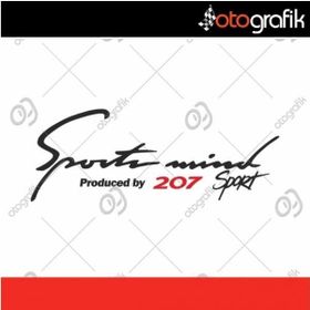 Peugeot 207 Sports Mind Oto Sticker