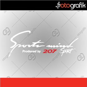 Peugeot 207 Sports Mind Oto Sticker