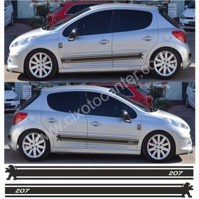 Peugeot 207 Yan Sport Oto Sticker