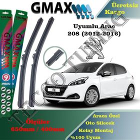 Peugeot 208 2012-2016 Silecek Takımı