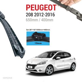 Peugeot 208 2012-2016 Silecek Takımı