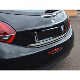 Peugeot 208 Formlu 2012 Üzeri Krom Bagaj Alt Çıtası