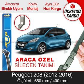 Peugeot 208 RBW 2012-2016 Muz Silecek Takımı