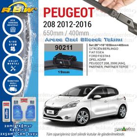 Peugeot 208 RBW 2012-2016 Muz Silecek Takımı