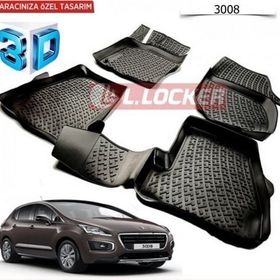 Peugeot 3008 2008-2016 3D Havuzlu Paspas