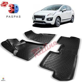 Peugeot 3008 2008-2016 Siyah 3D Havuzlu Paspas