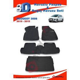 Peugeot 3008 2010-2016 Paspas ve Bagaj Havuzu
