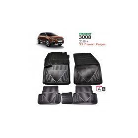 Peugeot 3008 2016 3D Havuzlu Paspas