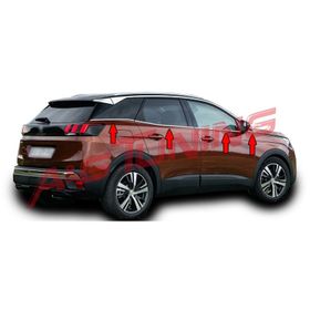 Peugeot 3008 2016 Üzeri Krom Cam Çıtası