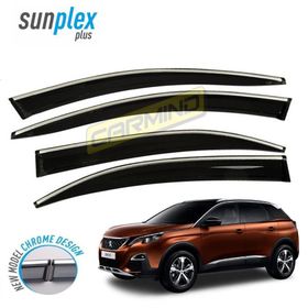 Peugeot 3008 2017-2020 Krom Çıtalı Cam Rüzgarlığı