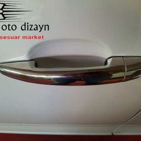 Peugeot 3008 İçin 2010 2016 4 Kapı Krom Kapı Kolu