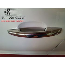Peugeot 3008 İçin 2010 2016 4 Kapı Krom Kapı Kolu