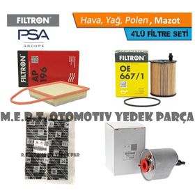Peugeot 301 1.6 Hdi 2012-2018 Filtre Bakım Seti