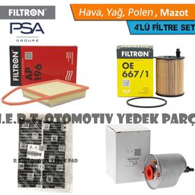 Peugeot 301 1.6 Hdi 2012-2018 Filtre Bakım Seti