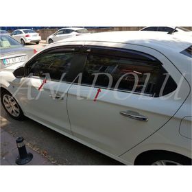 Peugeot 301 2012 Üzeri 4 Parça Krom Cam Çıtası