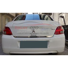 Peugeot 301 2012 Üzeri Krom Bagaj Alt Çıtası