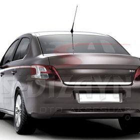Peugeot 301 2012 Üzeri Krom Bagaj Alt Çıtası