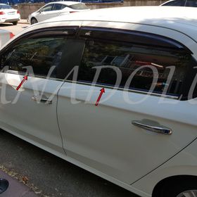 Peugeot 301 2012 Üzeri Paslanmaz Çelik 4 Parça Krom Cam Çıtası