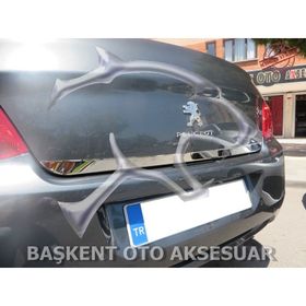 Peugeot 301 Formlu 2012 Üzeri Krom Bagaj Çıtası