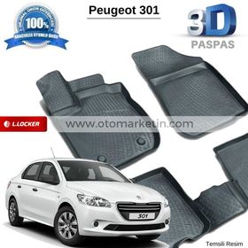 Peugeot 301 Siyah 3D Havuzlu Paspas