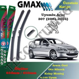 Peugeot 307 2001-2004 Silecek Takımı