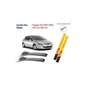 Peugeot 307 2001-2005 Muz Silecek Takımı
