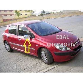 Peugeot 307 2001 Üzeri Krom 2 Parça Ayna Kapağı
