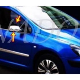 Peugeot 307 2001 Üzeri Krom 2 Parça Ayna Kapağı