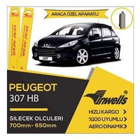 Peugeot 307 2006-2007 İnwells Muz Silecek Takımı
