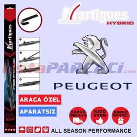 Peugeot 307 Hybrid 2001-2004 Silecek Takımı