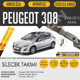 Peugeot 308 2008-2013 Muz Silecek Takımı