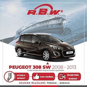 Peugeot 308 2008-2013 Muz Silecek Takımı