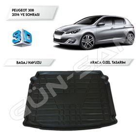 Peugeot 308 2008 Sonrası Bagaj Havuzu
