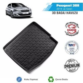 Peugeot 308 2014 Sonrası 3d Bagaj Havuzu