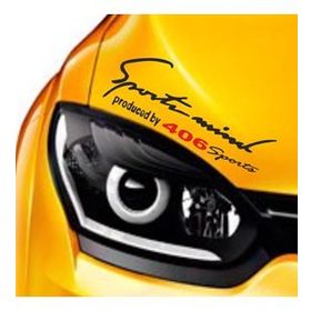 Peugeot 406 Sports Mind Far Üstü Oto Sticker