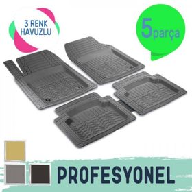 Peugeot 407 04-10 3D Havuzlu Profesyonel Bej Oto Paspas