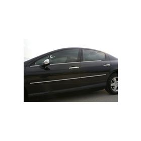 Peugeot 407 2004-2010 4 Parça Krom Cam Çıtası