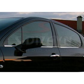 Peugeot 407 2004-2010 4 Parça Krom Cam Çıtası