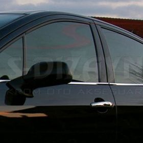 Peugeot 407 2004-2010 4 Parça Krom Cam Çıtası