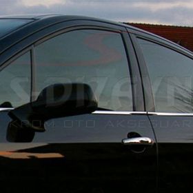 Peugeot 407 2004-2010 4 Parça Krom Cam Çıtası
