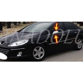 Peugeot 407 2005 Üzeri Paslanmaz Çelik Krom 2 Parça Ayna Kapağı