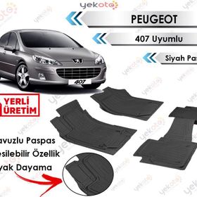 Peugeot 407 3D Havuzlu Paspas