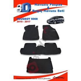 Peugeot 5008 2010-2017 Paspas ve Bagaj Havuzu