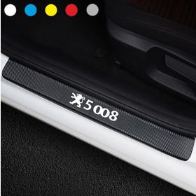 Peugeot 5008 4 Adet Karbon Kapı Eşiği Sticker