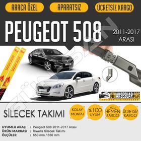 Peugeot 508 2011-2017 Muz Silecek Takımı