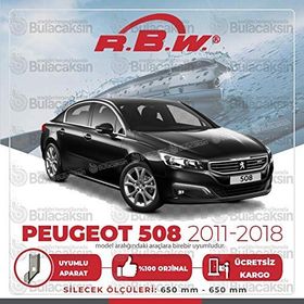 Peugeot 508 2011-2017 Muz Silecek Takımı