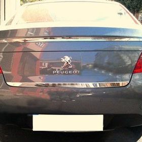 Peugeot 508 Formlu 2011 Üzeri Paslanmaz Çe Krom Bagaj Alt Çıtası