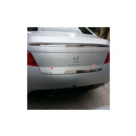 Peugeot 508 Formlu 2011 Üzeri Paslanmaz Çe Krom Bagaj Alt Çıtası
