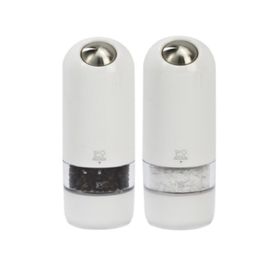 Peugeot Alaska Pilli 17 cm Karabiber Biber/Tuz Değirmeni Seti